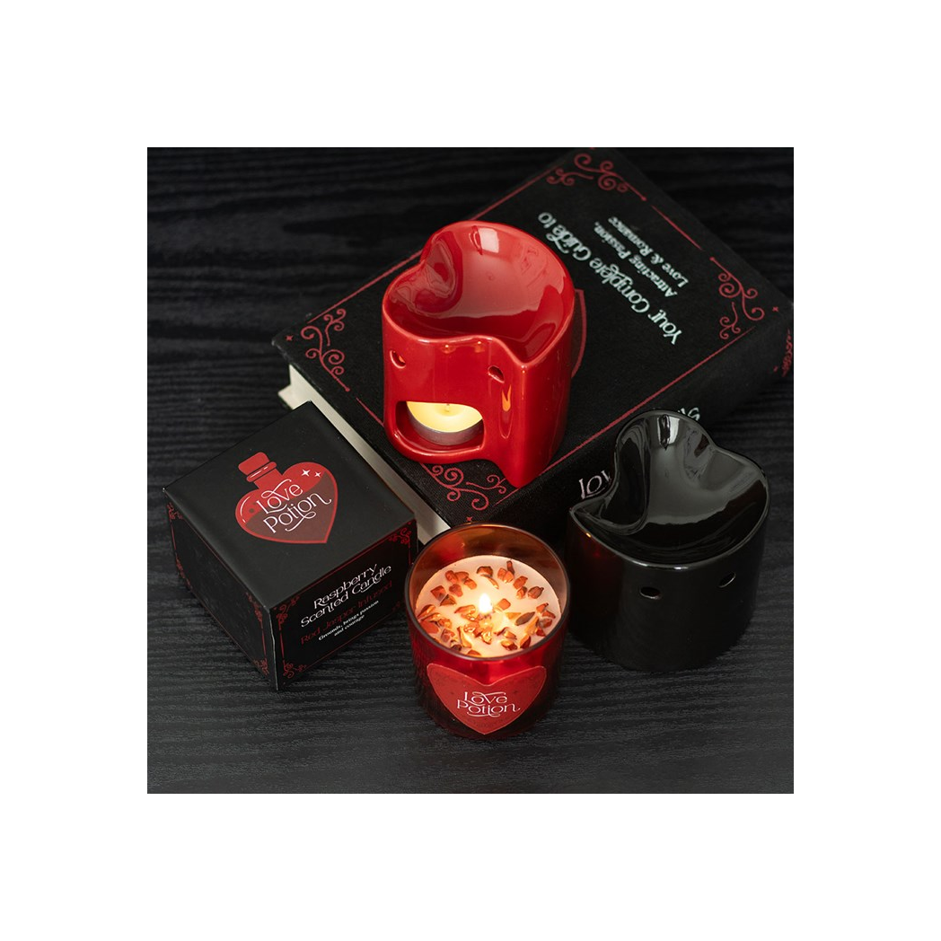 Red Heart Oil Burner and Wax Warmer