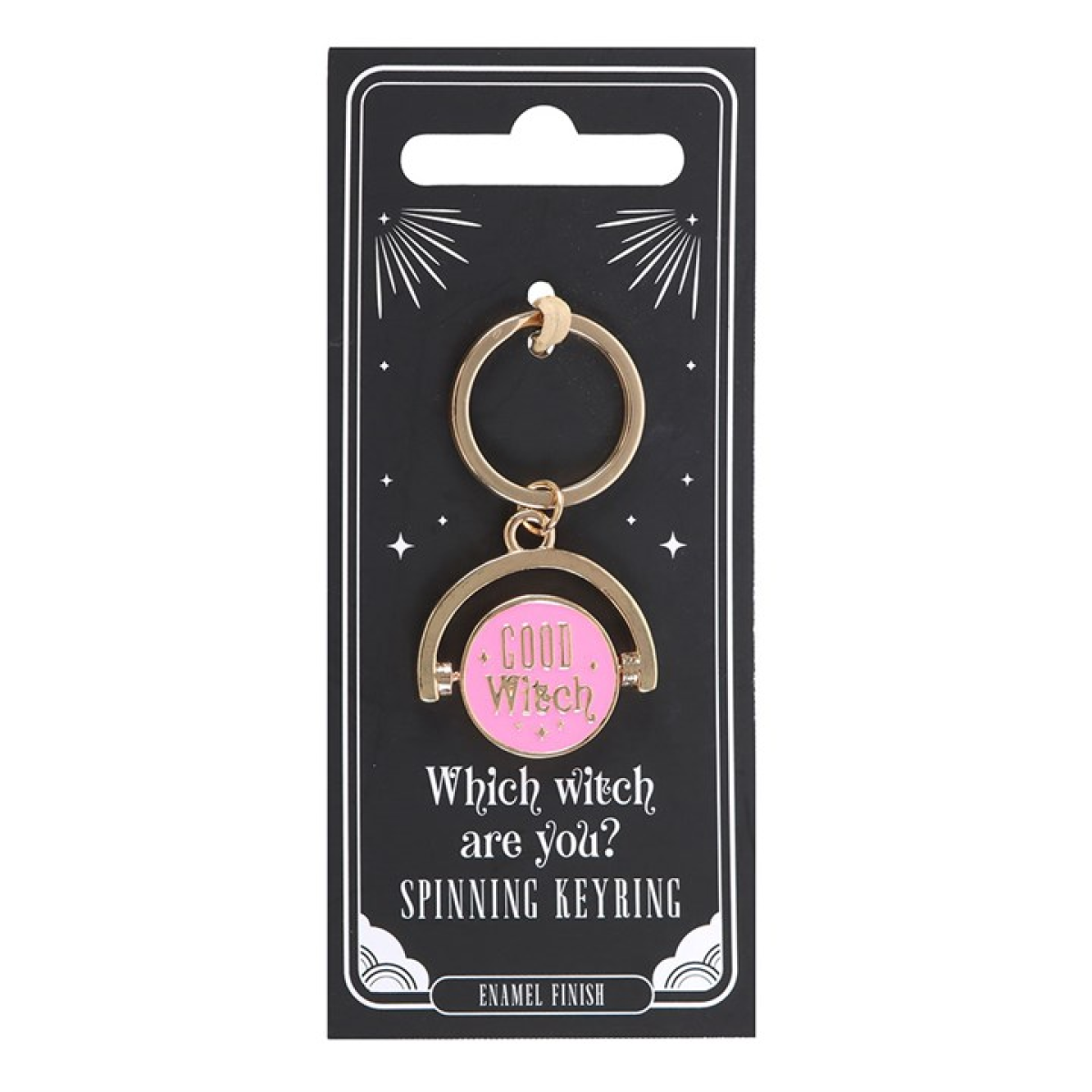 Which Witch Are You Spinning Keyring