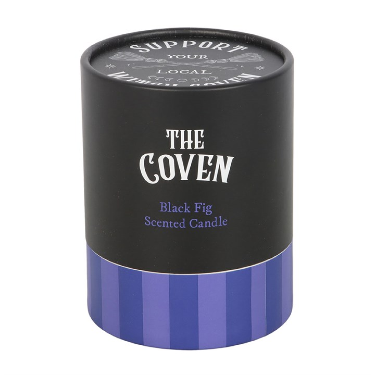 *The Coven Black Fig Scented Glass Candle with Cork Lid (12/24)