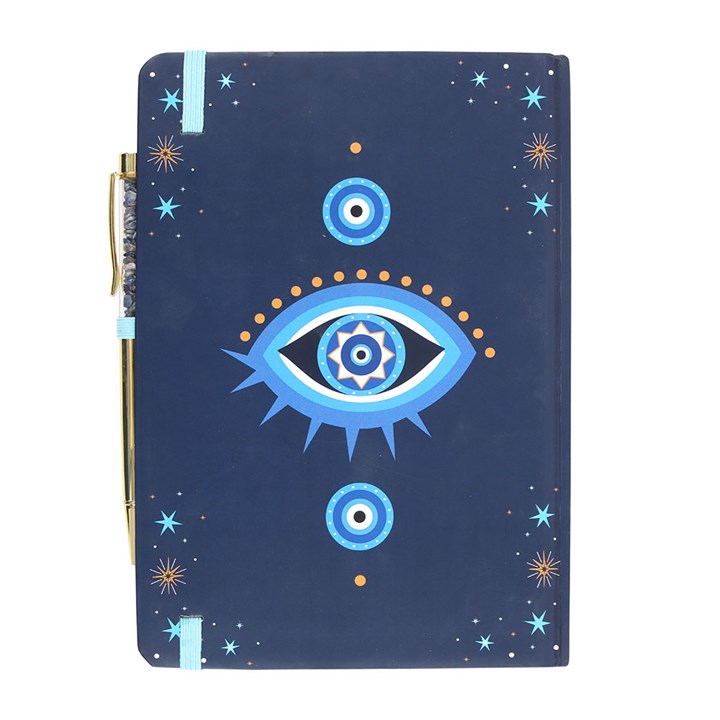 All Seeing Eye A5 Notebook with Crystal Chip Pen