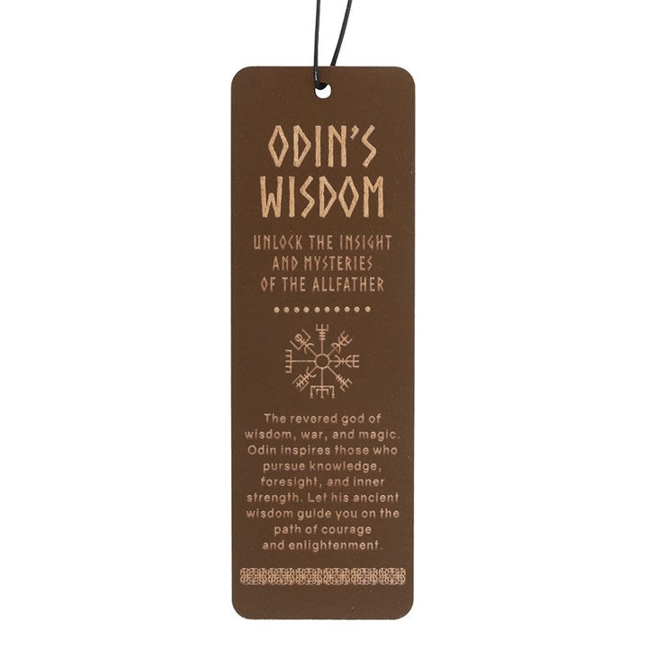 Odin's Wisdom Wooden Bookmark