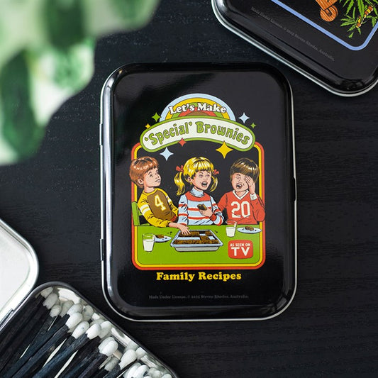 Let's Make Brownies Stash Tin by Steven Rhodes