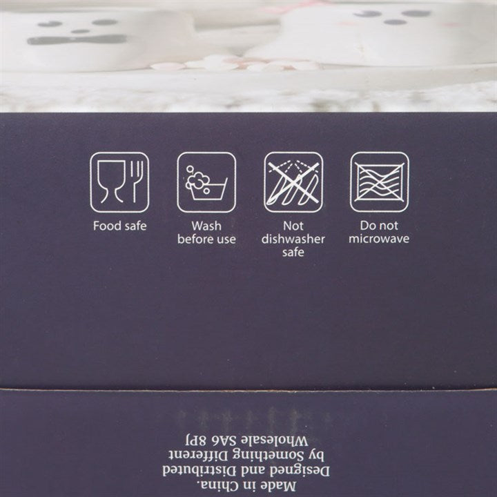 Mr. & Mrs. Boo Ghost Shaped Mug Set