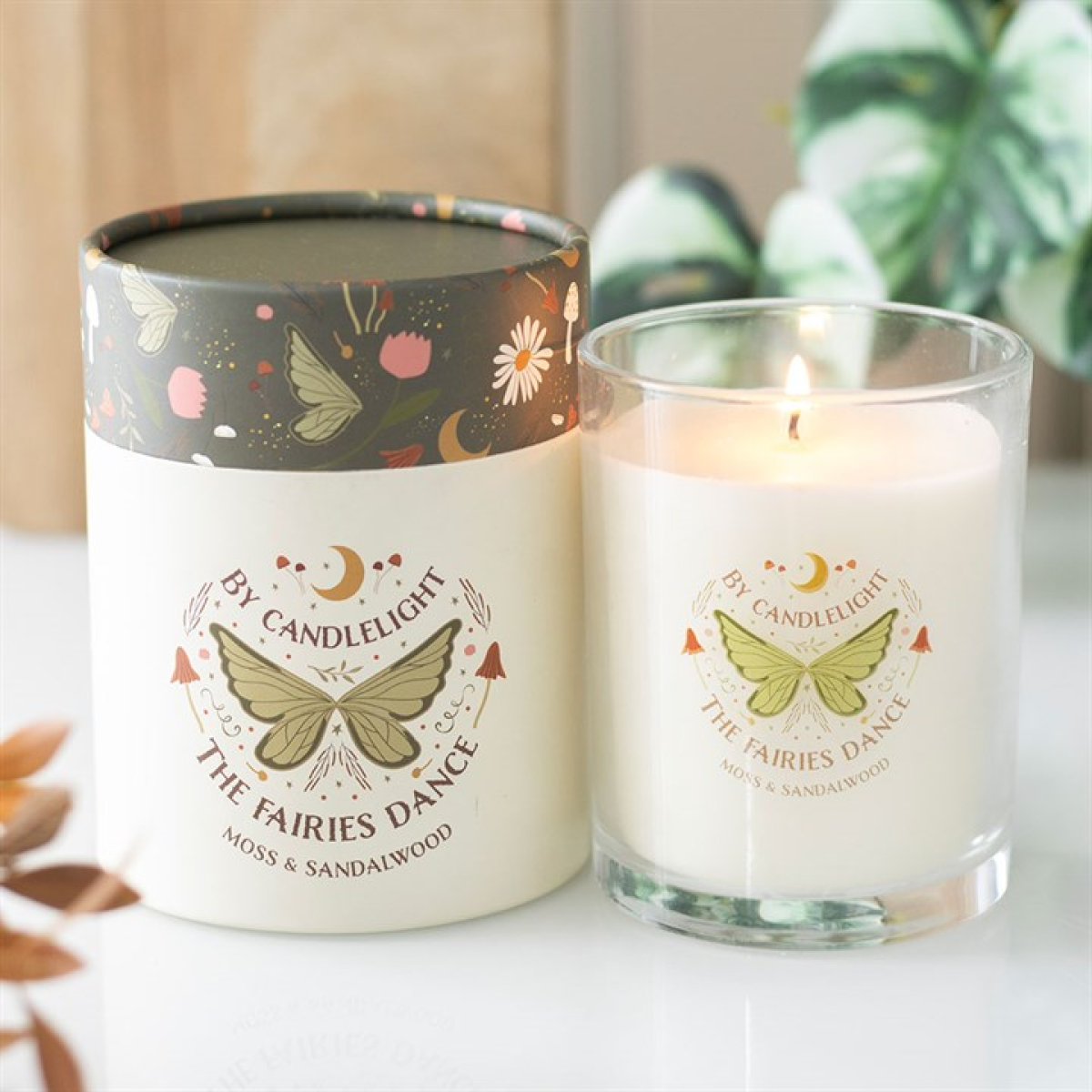 Fairy Wing Moss & Sandalwood Candle