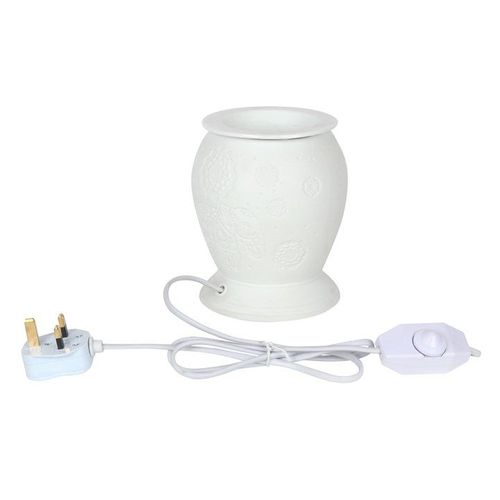 Elephant White Ceramic Electric Oil Burner and Wax Warmer