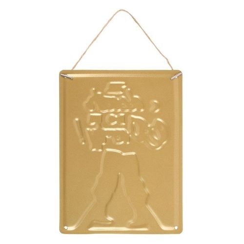 Til Death Do Us Party Champagne Hanging Metal Sign