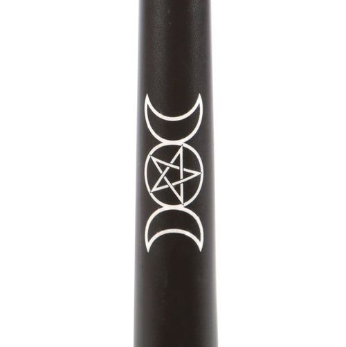 Set of 3 Black Magic Triple Moon Taper Candles