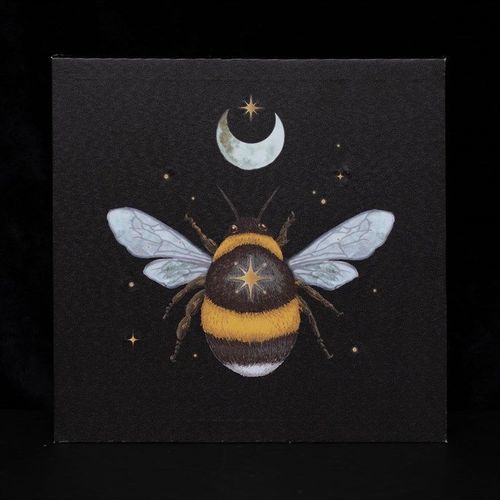 Forest Bee Light Up Canvas Plaque