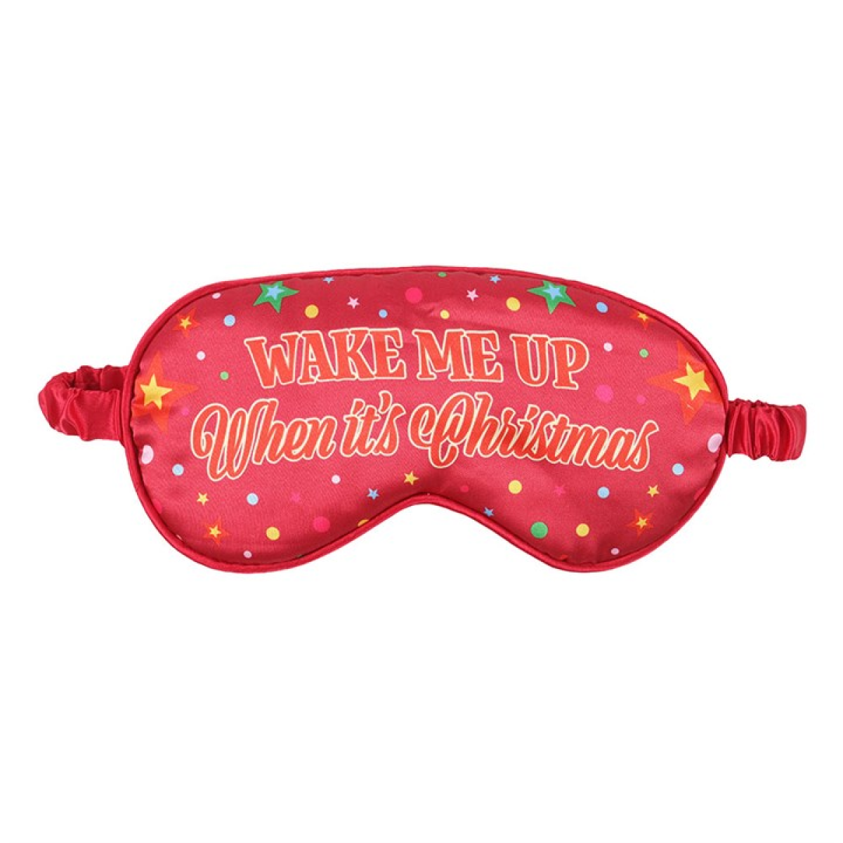 Wake Me Up When It’s Christmas Satin Sleep Mask