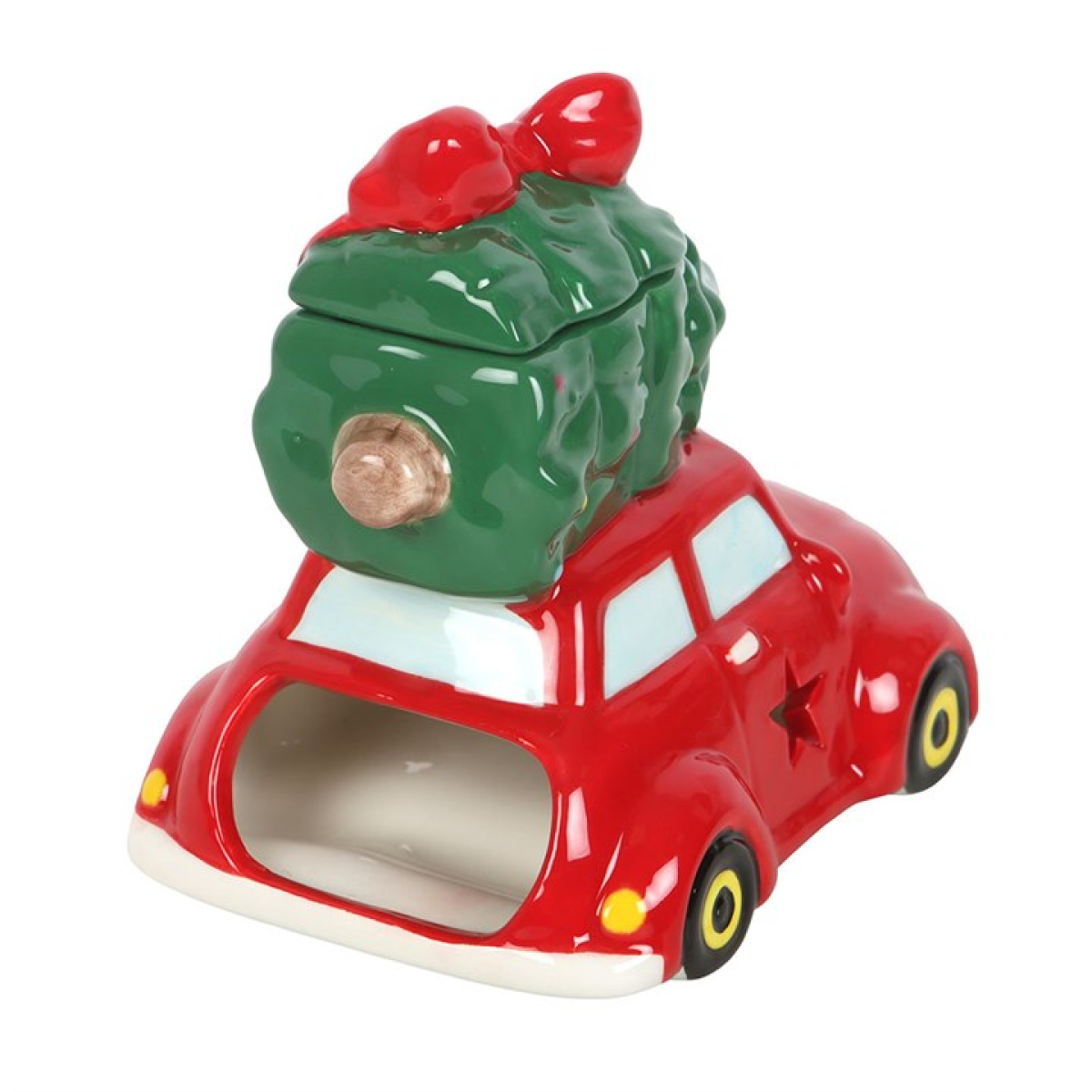 Nostalgic Car with Christmas Tree Ceramic Oil Burner