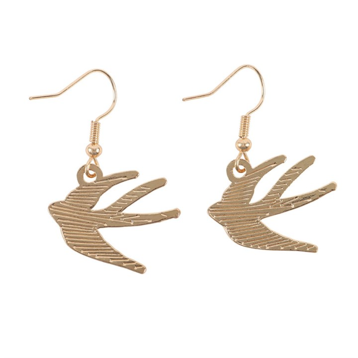 Blue Spread Your Wings Swallow Earrings