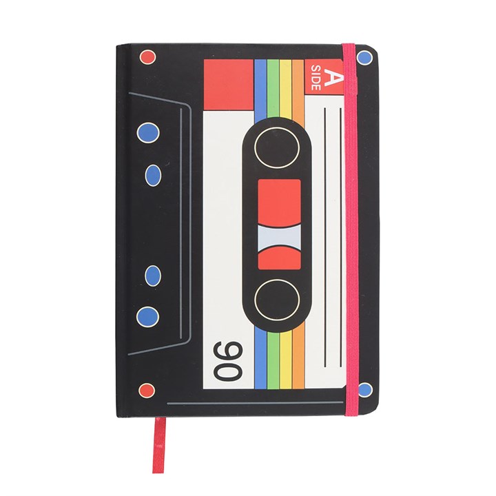 Retro Cassette Tape A5 Notebook