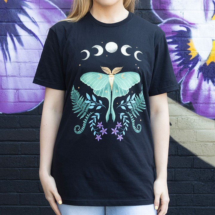 Luna Moth Unisex T-shirt Size M