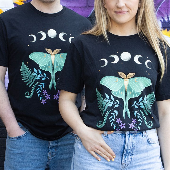 Luna Moth Unisex T-shirt Size S