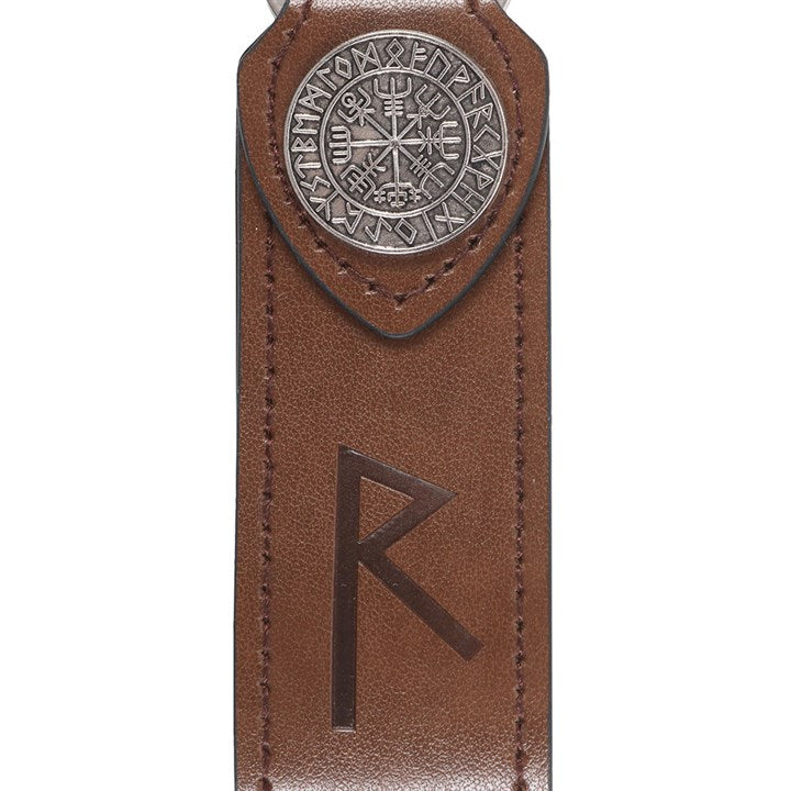 Journey Viking Rune Faux Leather Keyring