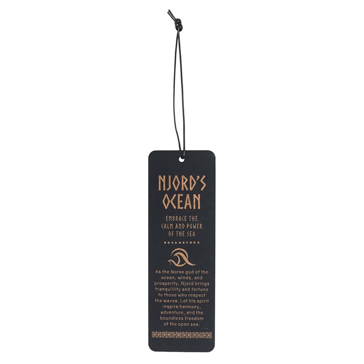 Njord's Ocean Wooden Bookmark