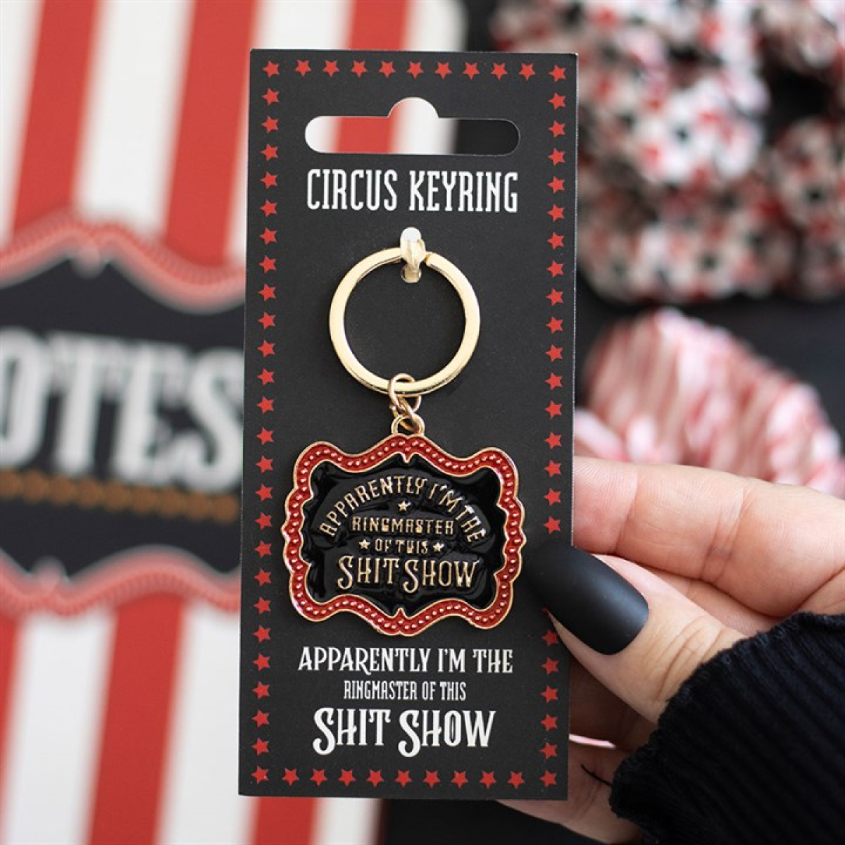 Circus Ringmaster Keyring