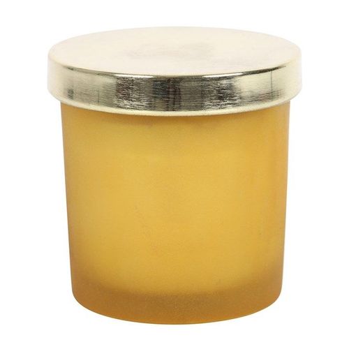 Solar Plexus Chakra Lemon Crystal Chip Candle